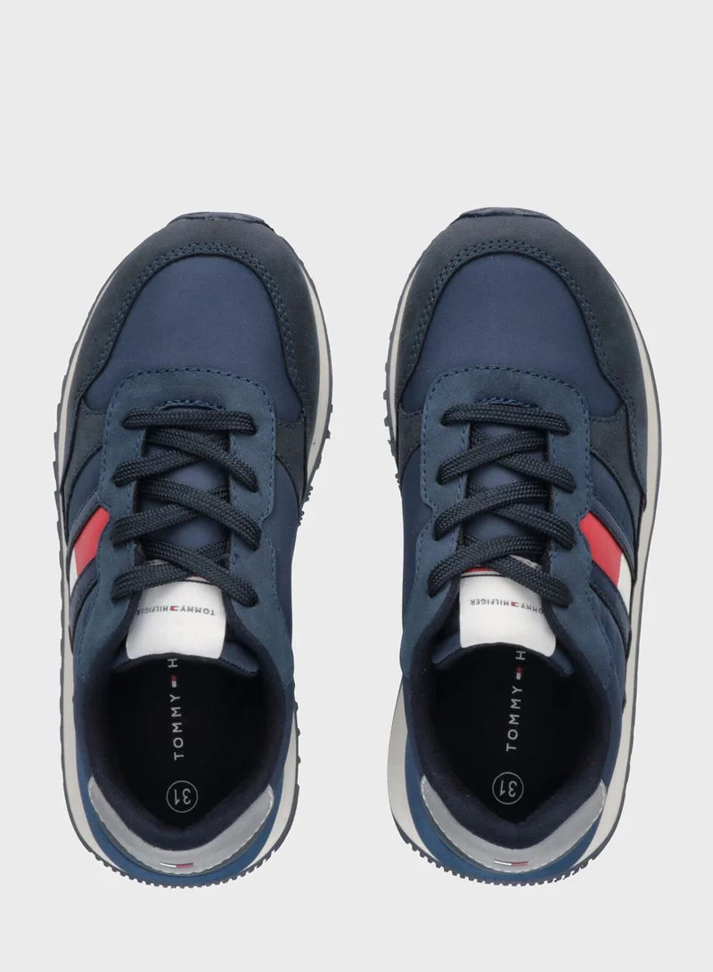 TOMMY HILFIGER Kids Low Top Lace Up Sneakers