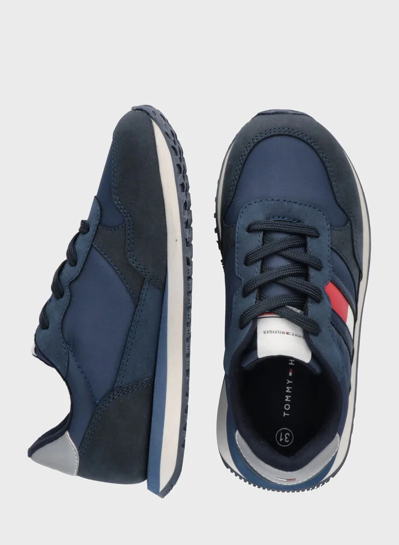 TOMMY HILFIGER Kids Low Top Lace Up Sneakers