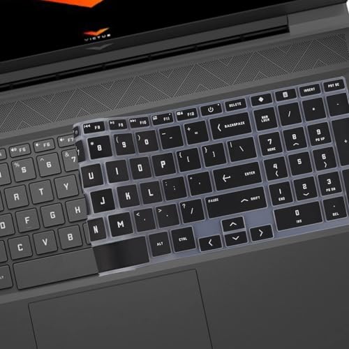 CASOSHIELD Keyboard Cover for 15.6" 16.1" HP Victus 15-fa0025nr fa0031dx fa0747nr fb0028nr 15t-fa000 15z-fb000 16-e0010nr d0020nr d0030nr d1010nr 16t-d100 16z-e100 Protector Cover Accessories (Black) - Image 5