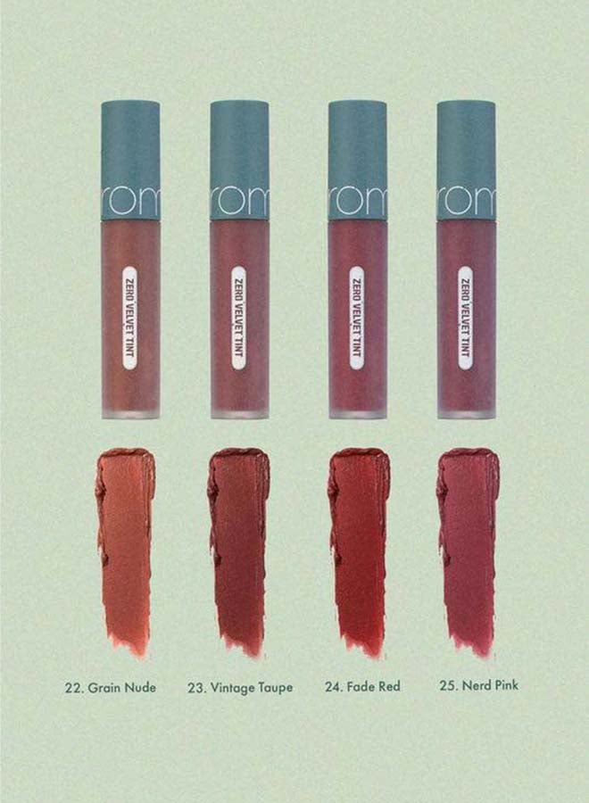 rom&nd Zero Velvet Tint 22 Grain Nude - Image 5