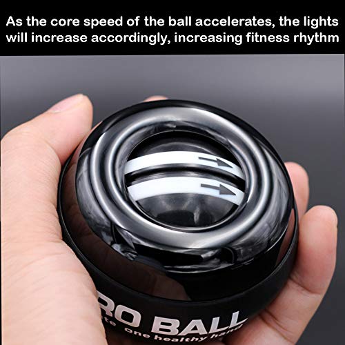 GOZATO Wrist Trainer Ball Auto-Start Excerises Arm Strengthener Essential Gyroscopic Wrist and Forearm Exerciser Wrist Ball for Stronger Muscle and Bones Workout - Image 5
