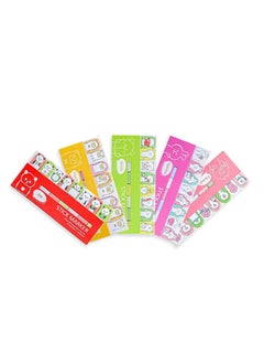 SYOSI SYOSI 5 Pack Cute Sticky Notes Cartoon Animal Bookmarks 5 Styles Post Self Sticky Notes for Office Home Kids Students Roommates Tab Gifts 600 Sheets  - Image 1