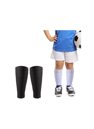 Soccer Shin Guard Socks, Breathable Sleeves with Pocket for Football Pads, Pads Holder, Protective Equipment Boys Girls, Kicking Ball(1 Pairs)(Black) - pzsku/Z54244672EFF4362B9923Z/45/_/1700817039/681c3000-eb18-4d36-a585-61aa4018759c