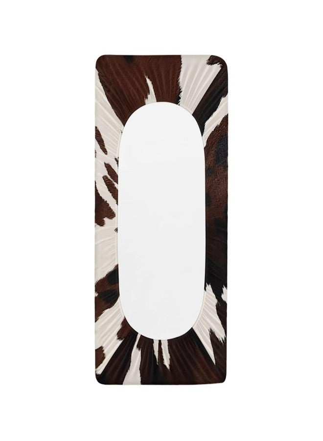ZDCUSTOM Brown Cow Changing Pad Covers Changing Table Sheets Diaper Changing Pad Cover Stretchy Changing Table Cover Soft & Breathable for Baby Boys - Image 2