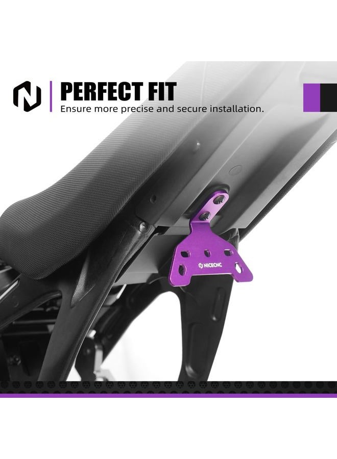 NICECNC Purple Tail Light Licence Plate Holder Mounting Bracket Compatible with Surron Light bee X Surron Light bee S Surron Light bee L1E Segway X260 Segway X160 ,See Fitment - Image 2