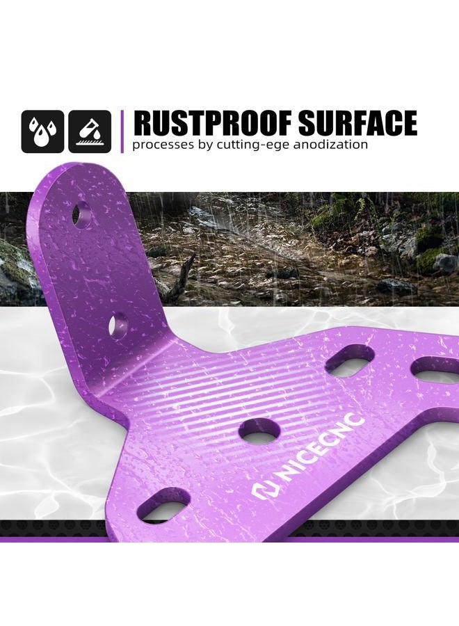 NICECNC Purple Tail Light Licence Plate Holder Mounting Bracket Compatible with Surron Light bee X Surron Light bee S Surron Light bee L1E Segway X260 Segway X160 ,See Fitment - Image 4