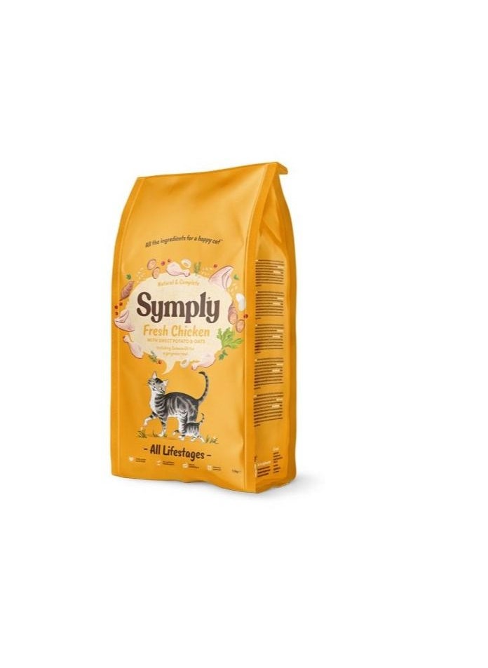 Symply - Cat Dry Food with Chicken - All Life Stages 1.5KG - Image 1