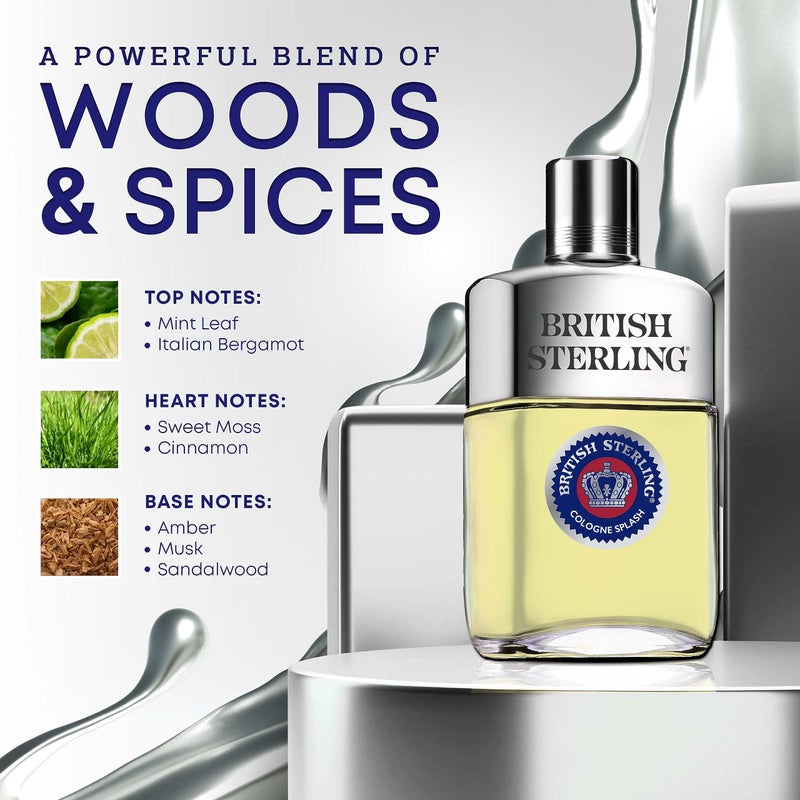 Dana British Sterling By Dana For Men. Cologne Splash, 3.8-Ounces - Image 4