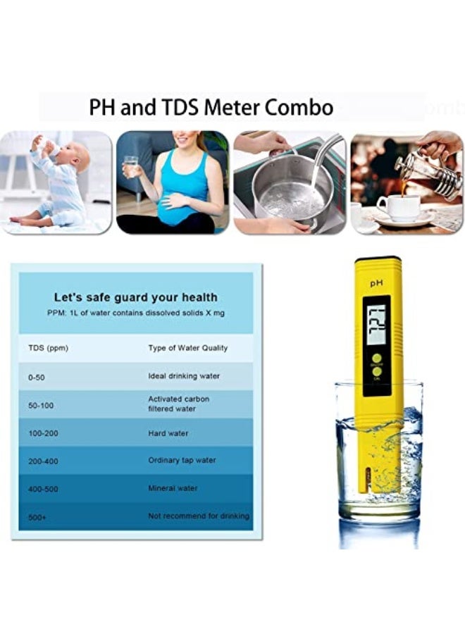 KEWAYO PH Meter for Water Hydroponics, Digital PH Tester Pen 0.01 High Accuracy with 0-14 PH Measurement Range for Drinking Water, Liquid Food, Swimming Pool, Aquarium, Aquaculture, Hydroponics - Image 4