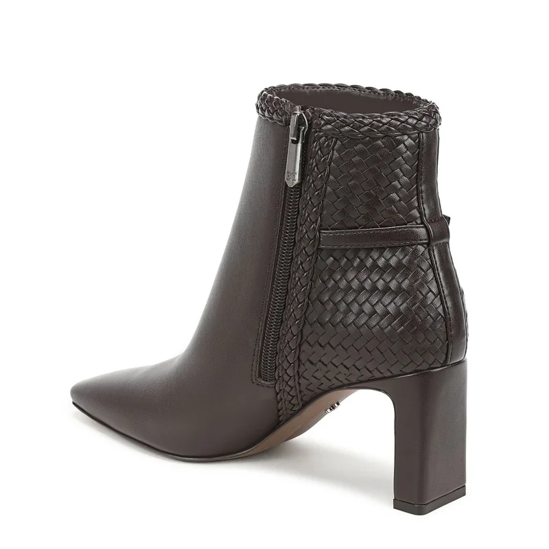 Sam Edelman  Saige Weave Ankle Boot for Women | Best Price UAE