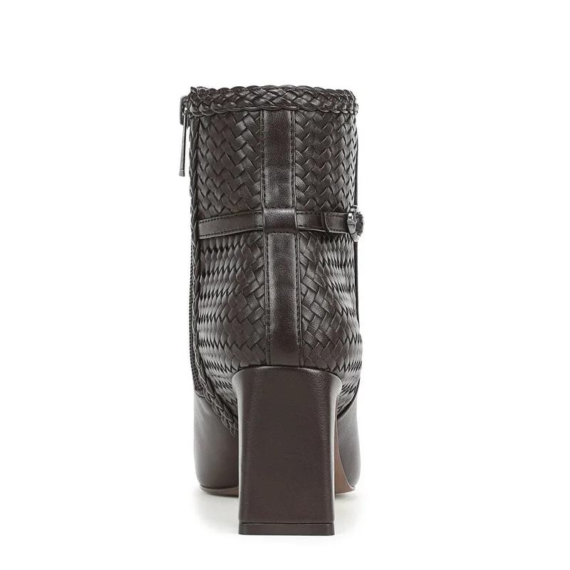 Sam Edelman  Saige Weave Ankle Boot for Women | Best Price UAE
