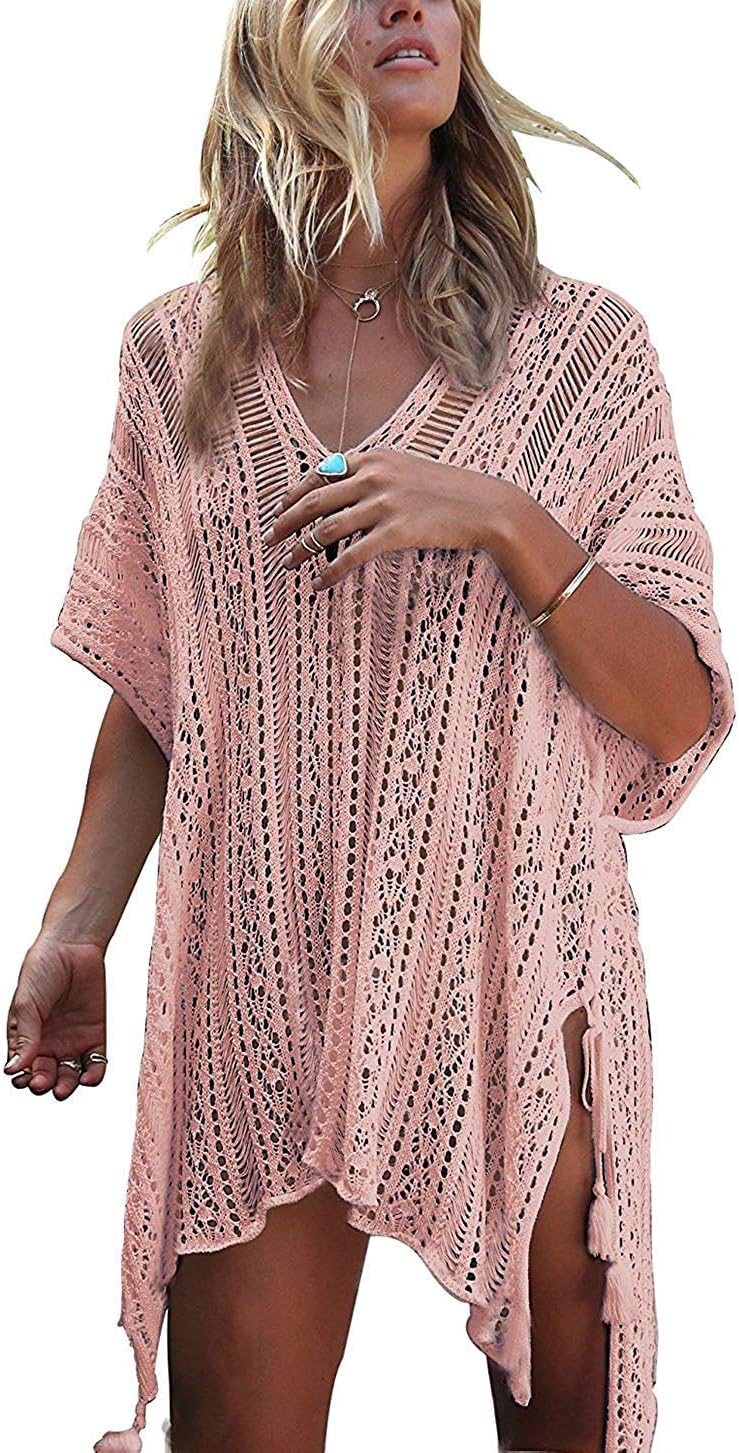 HARHAY Women's Summer Swimsuit Bikini 2023 Beach Swimwear Crochet Cover up - Image 1