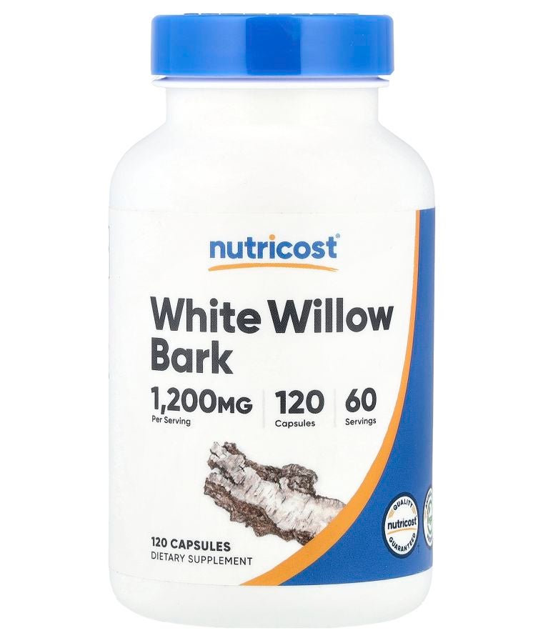 White Willow Bark 120 Capsules (600 mg per Capsule)