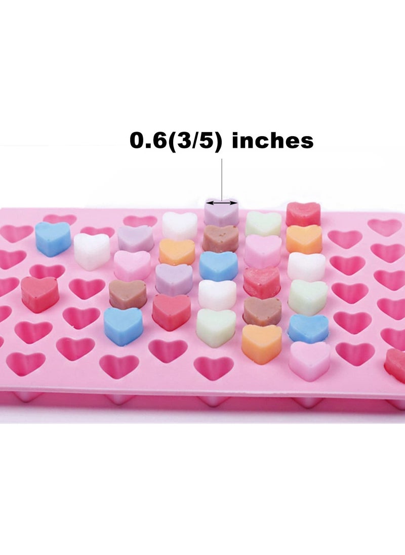 Cool Baby COOLBABY Silicone Chocolate Mold 1 Pack Heart Shaped Baking Mold, 55 Holes Non-stick Silicone Mold Tray for Hot Chocolate Candy Jelly  - Image 4
