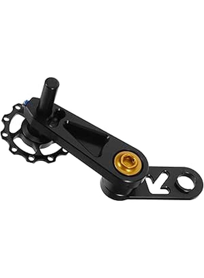 مشدد سلسلة دراجة أحادية السرعة المضغوط - معدل ضبط دليل سلسلة فعال للدراجات القابلة للطي - Image 1