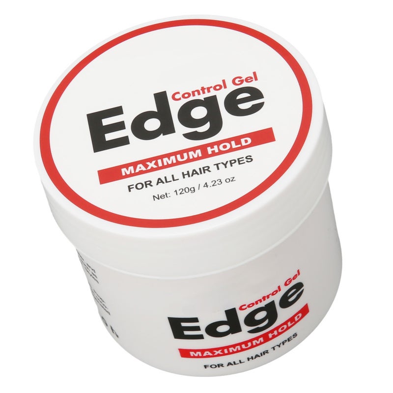Edge Control Gel: 24hr Long Lasting Hold Non Greasy Organic Ingredients - Edge Smoother Natural Hair Shine for All Hair Types Women Hair - Image 1