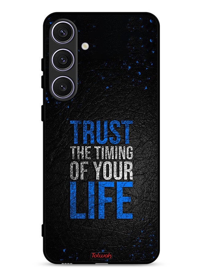 Tolwak Samsung Galaxy S24 5G Protective Case Cover Trust The Timing Of Your Life - Image 1