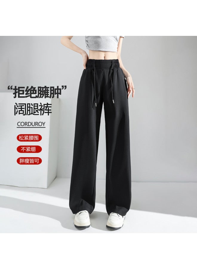 Baleno flared Versatile Casual Pants - Elegant Loose Fit Summer Thin Straight-leg Trousers For Women - Image 5