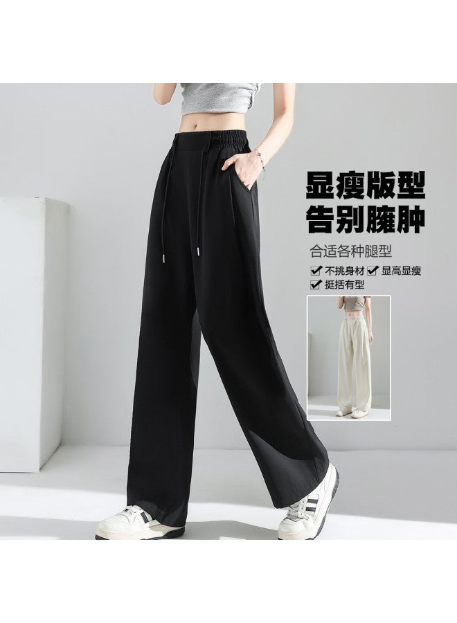 Baleno flared Versatile Casual Pants - Elegant Loose Fit Summer Thin Straight-leg Trousers For Women - Image 4
