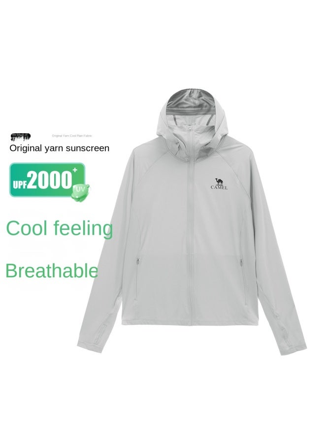 camel Full Face Sun Protection】uv Protection Breathable Sun Shirt For Men, Summer Lightweight Sun Protection Jacket, Men's Sports Sun Protection Outerwear - Image 2
