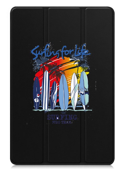 Protective Flip Case For OnePlus Pad 2 (2024) & OnePlus Pad Pro (2024) With Trifold Stand Auto Wake Sleep Shockproof Cover Surfing for life