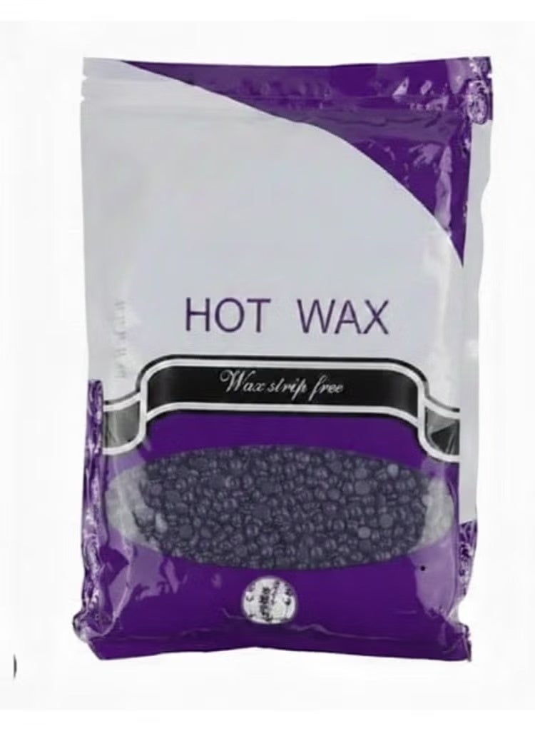 Jagravo Lavender Hard Wax Beans 1000 GM – Strip Free Hot Wax for Face & Body Hair Removal, Professional Salon Quality - Image 1