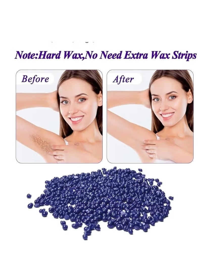 Jagravo Lavender Hard Wax Beans 1000 GM – Strip Free Hot Wax for Face & Body Hair Removal, Professional Salon Quality - Image 4