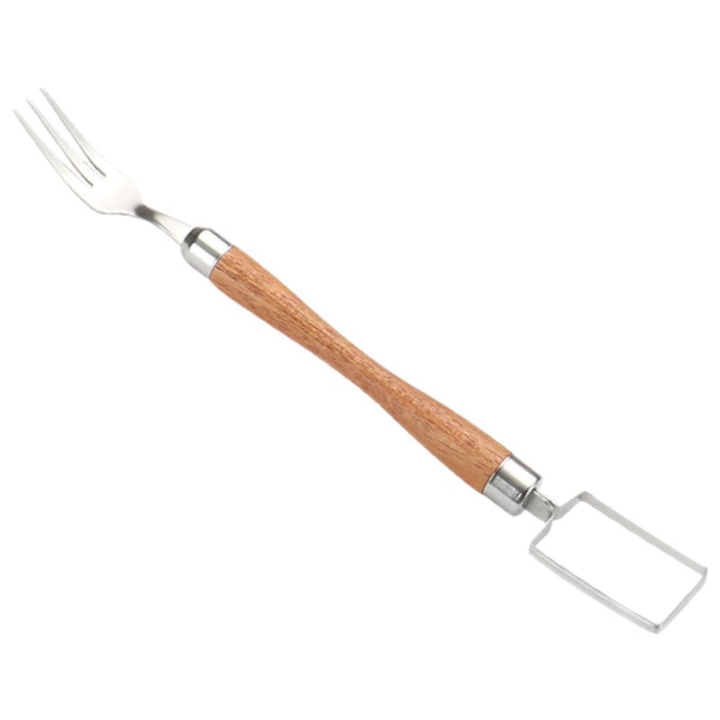 Stainless Steel Watermelon Slicer Cutter Tool with Fork for Melon and Fruit - Image 2