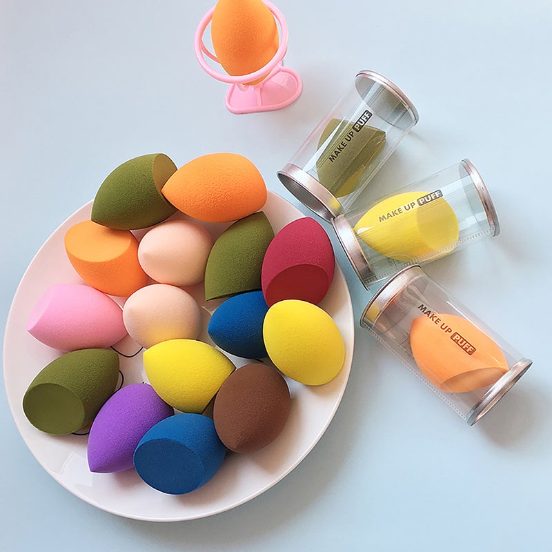 Explosions recommend soaking in water big beauty makeup eggs dry and wet dual-use powder puff makeup eggs makeup eggs sponge beauty makeup tools - Image 5