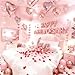 Chamrrille Rose Gold Anniversary Decorations Set 1052pc Romantic Room Decor Kit with 1000 Rose Petals HAPPY ANNIVERSARY LOVE Foil Balloons Perfect for Proposal Wedding Valentines Hotel Room Surprises - Image 2