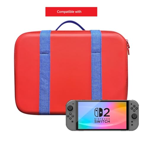 PSS (2 Pack Carrying Case Compatible with Nintendo Switch 2 2025, Protective Hard Shell Case for Switch 2, Portable Travel Bag with Handles and Shoulder Straps for Switch 2 Console and Accessories - Image 4