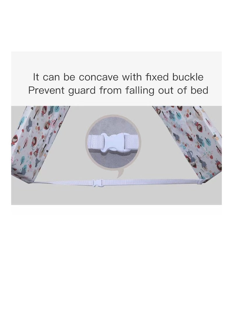 Bed Rails for Toddlers,Crib Bed Rail Guard Upgraded Child Guardrail,Swing Down Safety Bed Guard for Convertible Crib,Folding Toddler Bed Rails Guard for Kids Twin, Double, Full-Size Queen & King Mattress(180cm) ﻿  - Image 4