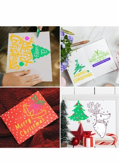 KASTWAVE Glitter Metallic Paint Pens, Sparkle Water-Based Marker Pen for Greeting Cards, Mugs, Wood, Art Drawing, Rock Painting, Posters, Albums, Scrapbooking Card Making (12-Colors)  - Image 3