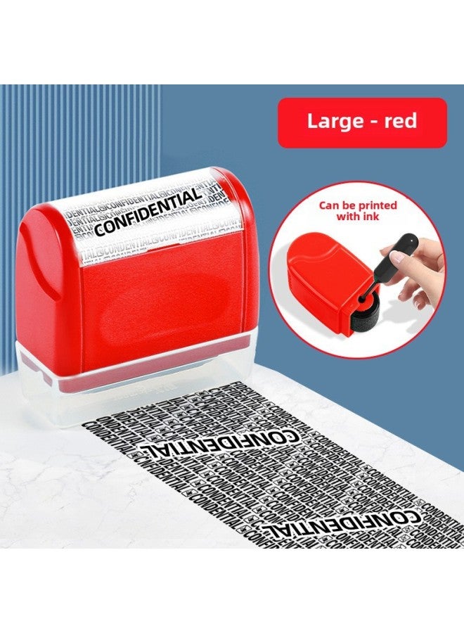 Roller-type Security Seal Random Code Privacy Seal Original Seal Oil Express Daub Pen Anti-leak Cover Information - Image 1