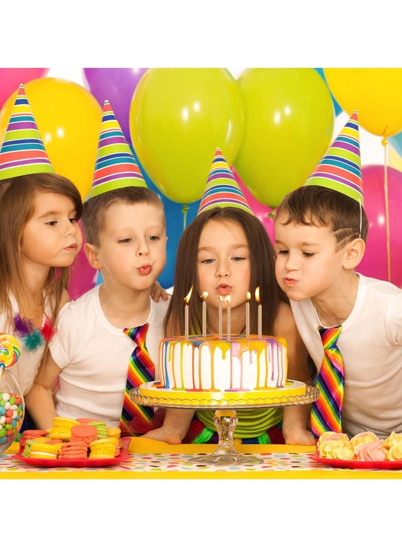 HOME ZONE 6 Pieces Birthday Cake Candles Golden Colour 12cm Tall Pencil Candles for Birthday Wedding Baby Shower Party Decoration - Image 5