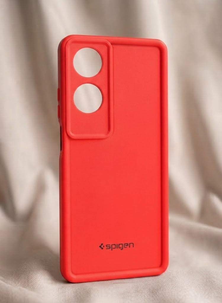 Spigen Silicone Back Cover For Oppo A60 - Red