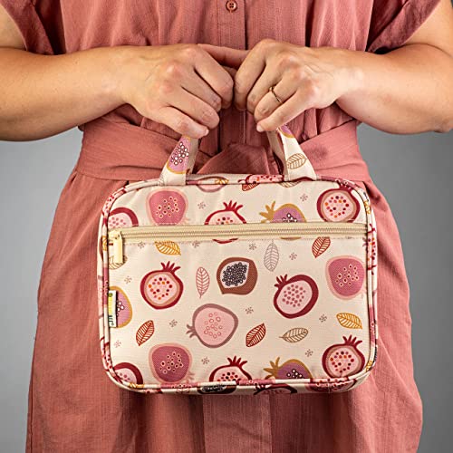DiverseBee Bible Cover with Handles, Zippered Bible Carrying Case for Women and Girls, Bible Tote Bag for Kids, Book Cover Accessories, Christian Gifts 7.5 x 10 x 2.5in (Pomegranate) - Image 2