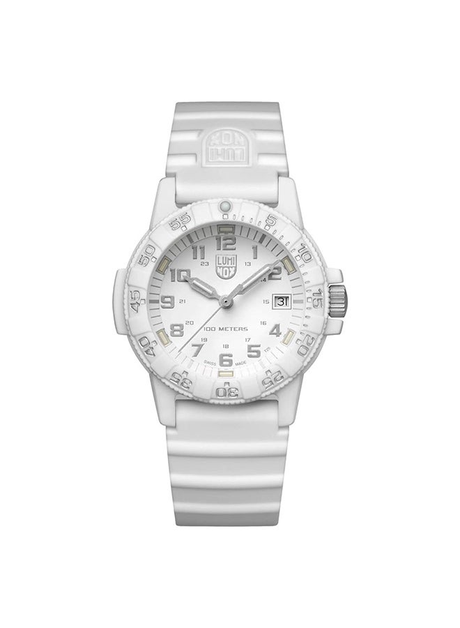 Luminox Unisex Analog Round Shape Rubber Wrist Watch XS.0307.WO - 39 Mm - Image 1