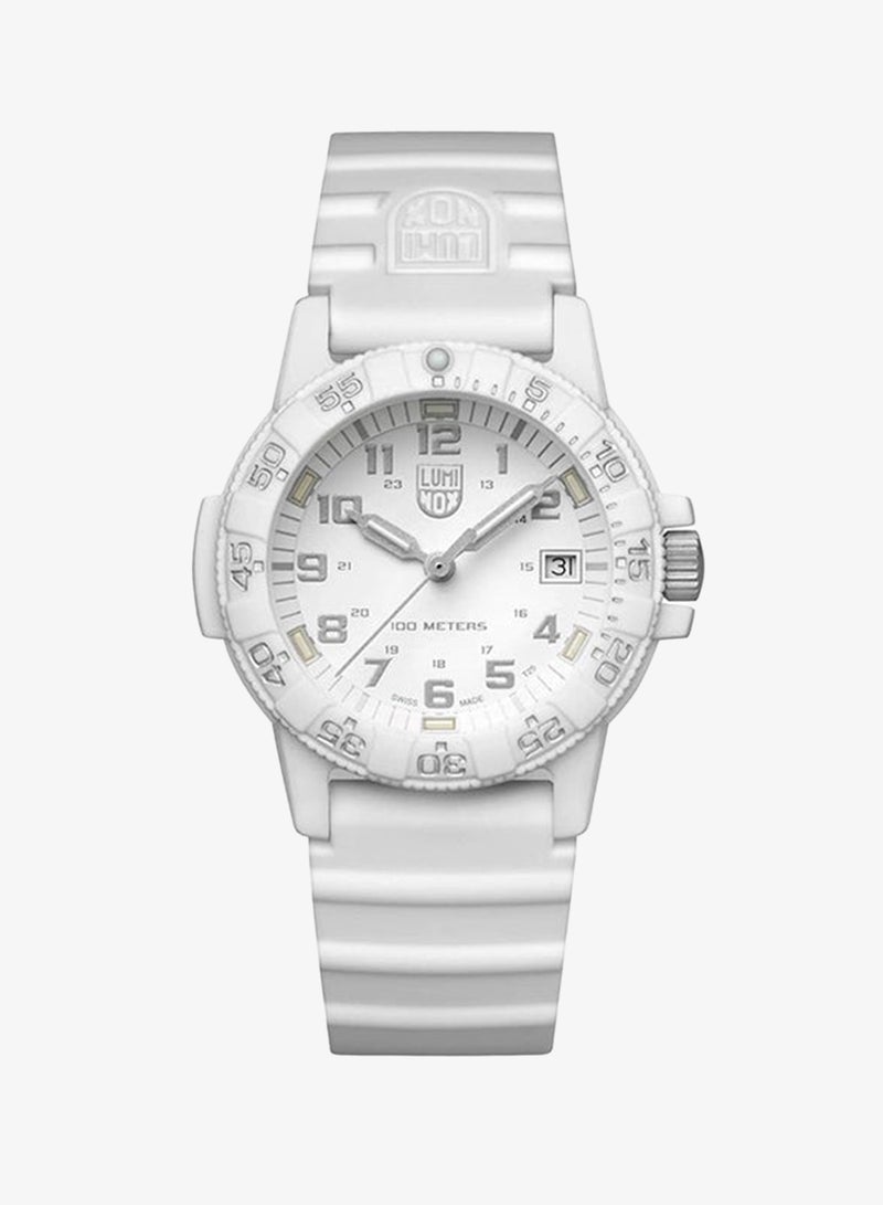 Luminox Unisex Analog Round Shape Rubber Wrist Watch XS.0307.WO - 39 Mm - Image 1
