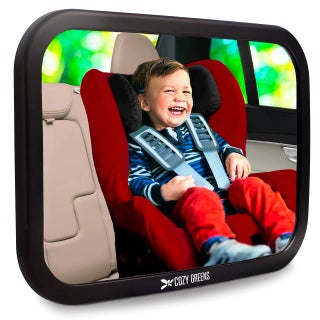 Shatterproof Baby Car Mirror Fully View Infant in Rear Facing Car Seat Newborn Safety Crash Tested Extra Wide Crystal Clear 100 Lifetime Satisfaction Guarantee Easy Install by Cozy Greens - pzsku/Z5425B5D0CB7FCC642951Z/45/1752245228/eb17e8cf-5943-4cad-9f2c-7b097b711c51