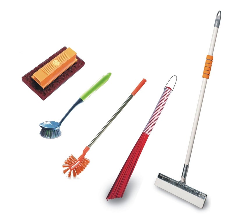 VIMAL JONNEY Cleaning Combo Pack for Big Size Bathrooms Multicolour