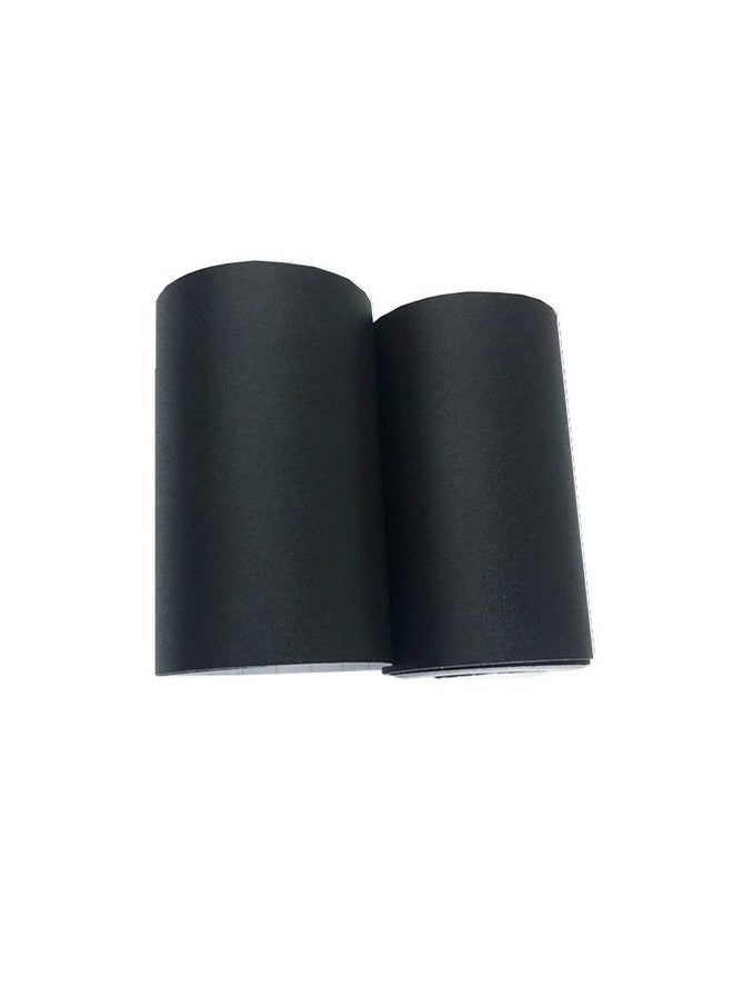 Slaige - Simplemuji Black Matte Wallpaper Border Peel Stick Home Ceiling Decorative Border For Bathroom Living Room Kitchen 4Inch By 32.8Ft - Image 1