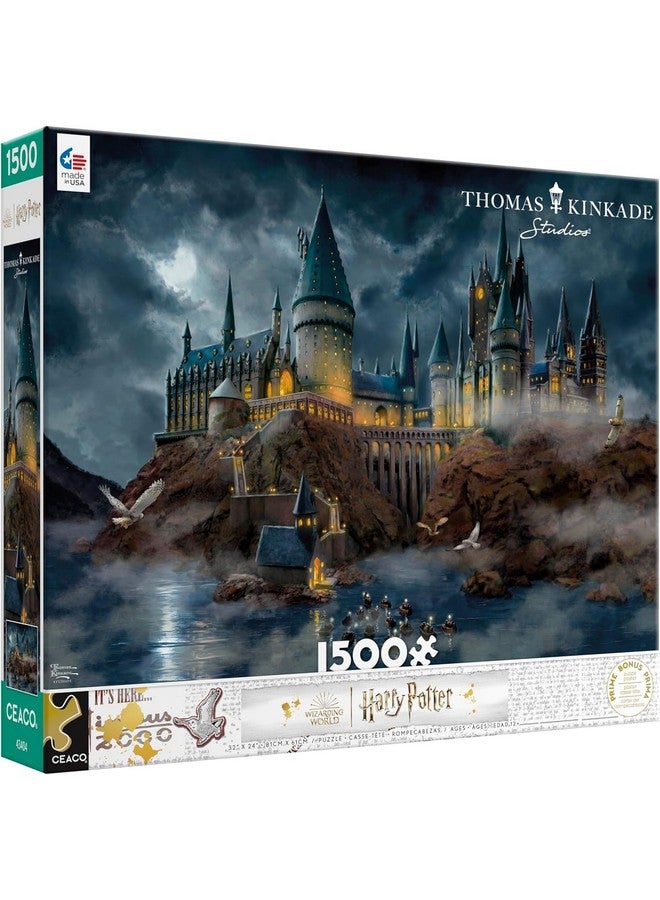 Ceaco Ceaco - Thomas Kinkade - Harry Potter - Hogwart's Castle - 1500 Piece Jigsaw Puzzle - Image 1