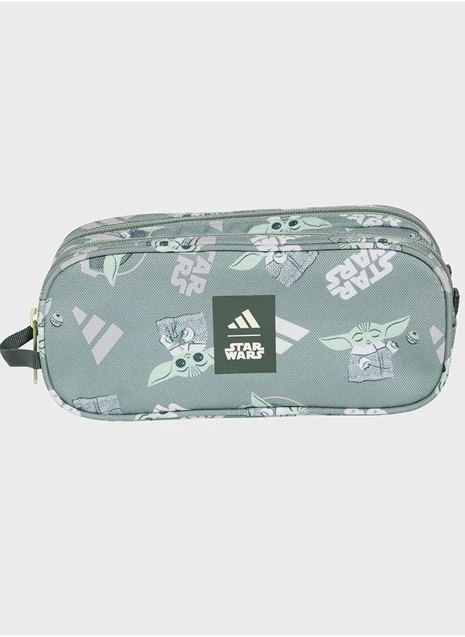 Adidas Kids Star Wars Mandalorian Allover Print Pencil Case
