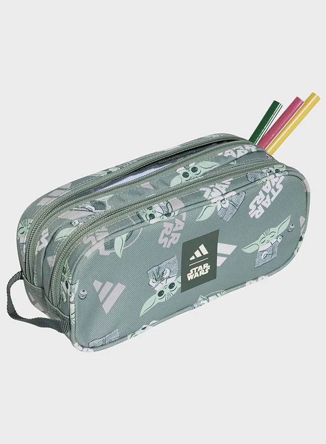Adidas Kids Star Wars Mandalorian Allover Print Pencil Case