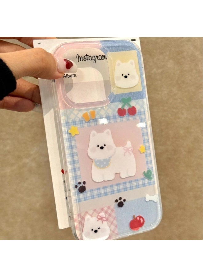 NIBEMINENT Grained West Highland Illustration Protective TPU Case Cover For iPhone 17 - Image 1