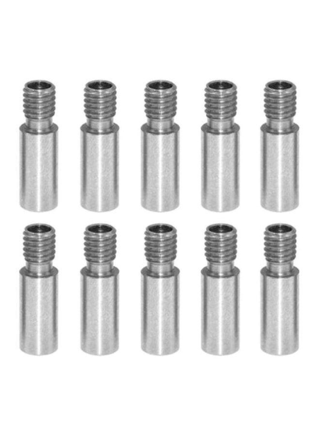 NIBEMINENT 10-Piece Heat Break M6 Screw Set Chrone  - Image 1