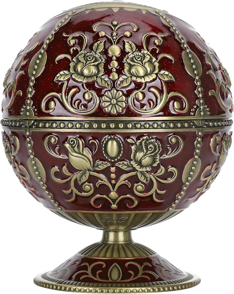 klarako Durable Dragon Pattern Ashtray, Vintage Ashtray, No Fading or Oxidation Wear?Resistant Possess Personalized Tellurion Shape for Club Home - Image 5