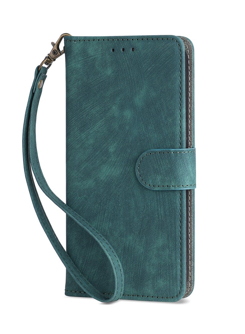 For Honor 400 Pro Flip Cover with Detachable lanyard, PU Leather Full Body Protection Shockproof Flip Mobile Phone Case, RFID Anti-theft Brush Folio Wallet Case - Image 4
