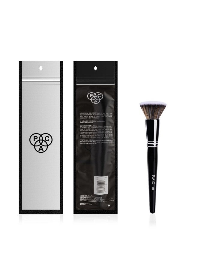 PAC Makeup Kit Foundation Brush Synthetic Bristle Makeup Brush Face Brush For Cream Liquid And Powder Formulation Medium Coverage Application Black 1 Brush - Image 5